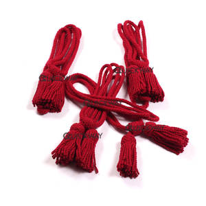 Haute qualité personnalisé en vrac quantité Mahroon couleur chapeau cordon nouveau Design fil d'investissement pour chapeaux de cérémonie - Product Image 3