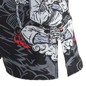 Pantalones Cortos de Boxeo MMA Unisex, Modernos, Ligeros, de Secado Rápido, Transpirables, de Spandex/Poliéster para Artes Marciales - Product Image 3