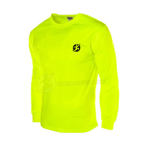 เสื้อเจอร์ซีย์กีฬาผ้าเนื้อนุ่ม ระบายอากาศ แห้งเร็ว สีสันตามสั่ง แขนยาว สำหรับผู้ใหญ่ ไซส์พลัส ขายส่ง - Product Image 1