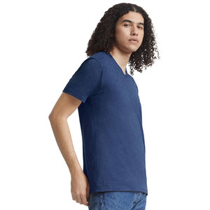 Camiseta de Manga Corta con Cuello en V para Hombre, con Tela No Tejida, Ecológica, Antiarrugas, de Secado Rápido, Estilo Casual Elegante - Product Image 6