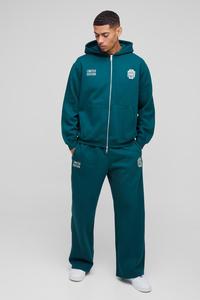 Bordado gran oferta de talla grande deporte al aire libre hombres ropa deportiva 100% algodón chándal hombres MOQ 1 juegos para hombres al por mayor 2025 - Product Image 2