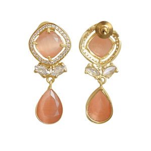 Clous en laiton avec pierres précieuses en gros, zircon, fabrication artisanale, texture en laiton semi-précieux mat, design bohème chic, qualité supérieure, prêt pour le B2B - Product Image 3