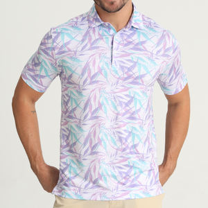 Nouveau design, jersey 100% polyester, impression numérique, séchage rapide, coupe classique, pour t-shirt de golf - Product Image 4