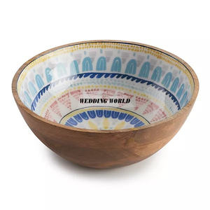 Mango Wood Round Shape <b>Chocolate</b> Bowl Customized Color Designer Sweet Bowl <b>Ramadan</b> Table Decoration Wood <b>Chocolate</b> Bowl - Product Image 6