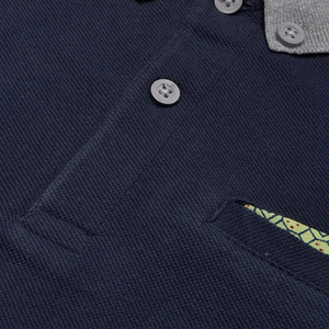 Polos de trabajo personalizados OEM para hombres 100% algodón de manga corta antiarrugas suave transpirable cómodo y elegante uniforme desgaste - Product Image 3