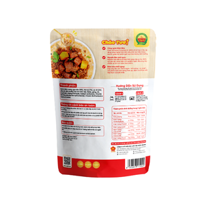 โจ๊กอร่อยขายดีวัตถุดิบสดใหม่พร้อมรับประทาน ISO HACCP บรรจุในถุงทำในเวียดนามผู้ผลิต - Product Image 5