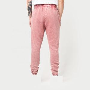 Pantalons longs délavés à l'acide de haute qualité Streetwears pantalons surdimensionnés à rayures incurvées pour hommes joggers délavés en polyester polaire sur mesure - Product Image 4