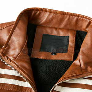 คุณภาพสูงผู้ชายแจ็คเก็ตหนังรถมอเตอร์ไซด์ One Piece แจ็คเก็ตหนังรถมอเตอร์ไซด์การออกแบบที่กําหนดเอง 2024 แจ็คเก็ตหนังรถมอเตอร์ไซด์ - Product Image 5