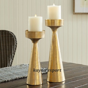 Support de bougie en métal de style antique, artisanal et décoratif, éclairage de mariage et décoration de fête, support de bougie en métal en forme de U - Product Image 6