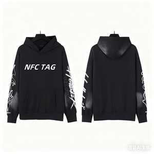 Áo nỉ nam chất lượng cao, sẵn sàng giao hàng, áo hoodie in hình sao, quần áo thiết kế, 100% cotton, áo hoodie Hellstarring - Product Image 2