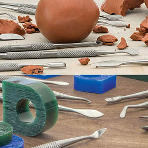 Ensemble d'instruments de sculpture à la cire manuels à double extrémité réutilisables de qualité supérieure en acier inoxydable Outils dentaires - Product Image 6