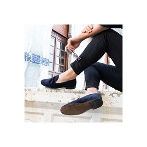 2351 crudeli scarpe in pelle scamosciata blu Navy - Product Image 2