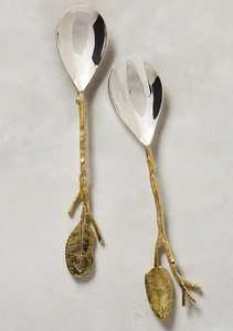 Luxury Stainless Metal Flatware Set Handmade Modern Design <b>Serving</b> <b>Spoon</b> with Mirror Polish for Parties - Product Image 4