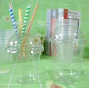 CLEAR PP CUP 95mm, 500ML vasos desechables RPET/PET vasos de plástico transparente bebidas tazas de café mejor precio marca HM - Product Image 6