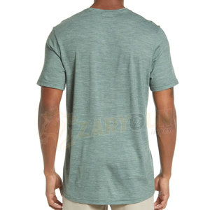 Camisetas deportivas para hombre de alta calidad Nuevo diseño Venta al por mayor Camisetas de poliéster y algodón Precio de fábrica - Product Image 2