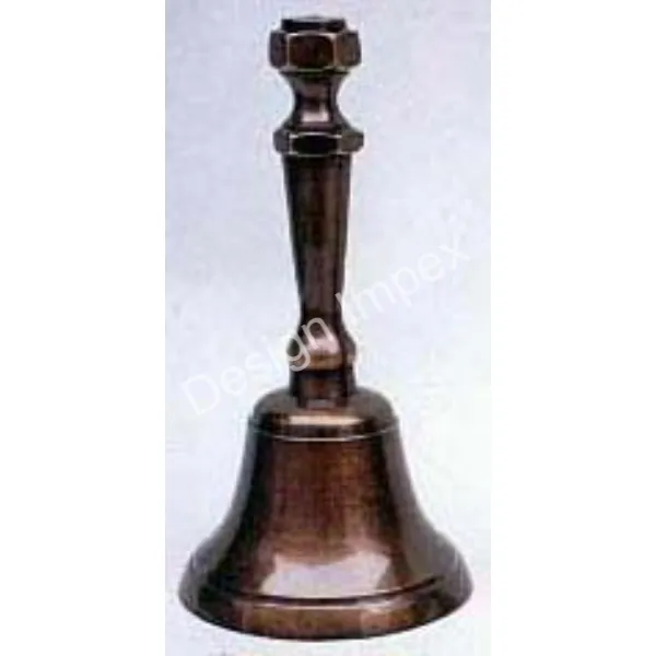 European Nautical Accssories brass Bell Logo Printed Good Quality Wholesale Handcrafted Solid Vintage Hand Bell Super Sale