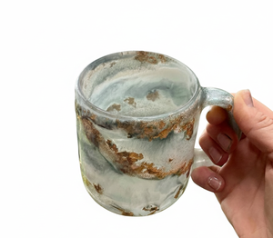 Mug à café en résine écologique de qualité supérieure, logo personnalisé, taille et motif, design minimaliste, utilisation domestique, vaisselle, cadeau - Product Image 3