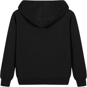 2025 Men's Casual Winter Pullover Sweatshirt 100% Cotton Heavyweight <b>Sherpa</b> Fleece <b>Lined</b> Plain Dyed Solid Pattern Hoodie For Man - Product Image 5