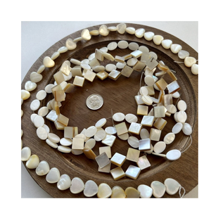 High Gloss Mother of Pearl Shell Rectangles Used in Designer Decor Jewelry and Collector Craft Pieces - Product Image 3