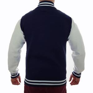 Men's Lightweight Custom Made Canvas Varsity Jacket Oversized Street Wear Letterman for Winter Season - Product Image 3