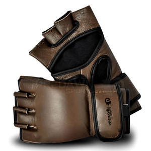 Meilleurs gants d'entraînement MMA en cuir de vachette personnalisés Logo privé avec tailles 6oz et 8oz pour Kickboxing OEM ODM - Product Image 2