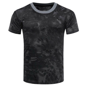 Men's <b>Thermal</b> Short Sleeve Compression Athletic Base Layer <b>Top</b> Camo Shirt Lightweight Winter Hunting Gear T shirt - Product Image 4
