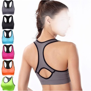 Sujetador deportivo personalizado para mujer 2023, Tops cortos de Yoga para gimnasio de alta calidad, equipo de entrenamiento de Fitness activo transpirable cómodo para - Product Image 6