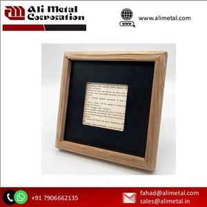 กรอบรูปทำด้วยมือพร้อมแผ่นไม้ MDF รองรับกรอบรูปผ้าใบทำมือคุณภาพสูง - Product Image 3