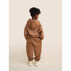 Ventes en gros de survêtements décontractés d'hiver pour enfants, filles et garçons, vêtements personnalisés, ensembles de survêtements, ensembles de survêtements en coton 2025 - Product Image 5