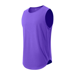 เสื้อกล้ามออกกำลังกายสำหรับผู้ชายเสื้อกล้ามระบายอากาศได้ดีเสื้อเล่นกีฬากล้ามเนื้อแขนกุดเสื้อกล้ามใส่ออกกำลังกายวิ่งโลโก้ได้ตามต้องการ - Product Image 4