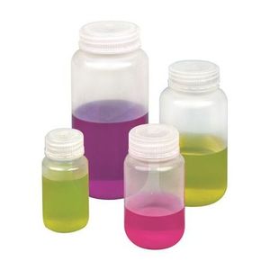 Botella de Reagente de Polipropileno con Tapa de Rosca de 250 ml para Uso en Laboratorio - Product Image 1