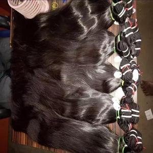 Proveedor de cutícula cruda barata Cabello humano Natural Negro Mujeres Virgen Paquetes rectos sedosos Templo Extensiones de cabello humano indio - Product Image 3