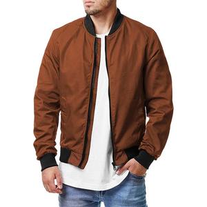 Bomber printemps automne transfrontalier décontracté tendance manteaux nouvelle mode printemps et automne hommes tous les sports décontracté col montant vestes - Product Image 1