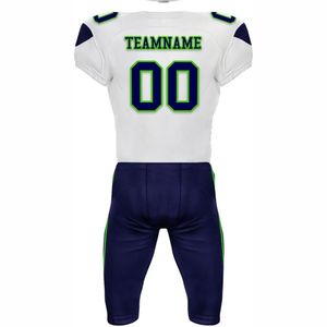 Nouveauté Maillots de football américain personnalisés Respirant Couleur personnalisée Manches courtes Grande taille Évacuation de l'humidité Fabriqué au Pakistan - Product Image 2