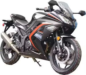 มอเตอร์ไซค์สีดำ FAST รุ่นใหม่ เกียร์ธรรมดา 6 สปีด พร้อมมอเตอร์ GTX 250 มอเตอร์สปอร์ต รถจักรยานยนต์ไฟฟ้าแบบถนน พร้อมชุดแต่งแฟริ่ง - Product Image 3