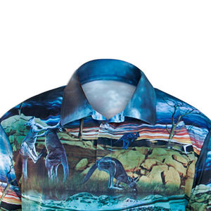 Su propia camisa de pesca de manga larga cómoda de alta calidad para hombres, protección UV impermeable, servicio OEM de secado rápido para exteriores - Product Image 2