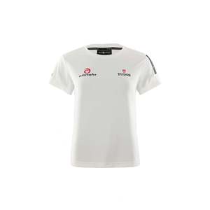 Maglietta tecnica W Alinghi in jersey bianco con decorazione logo ricamato - Product Image 1