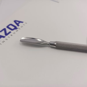 Pousse-cuticules durable, double extrémité, en acier inoxydable, pour manucure, nettoyage des ongles - Product Image 4