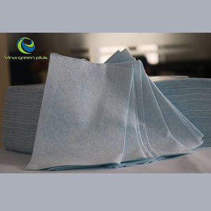 Tela no tejida de microfibra Spunlace de estilo cruzado de alta calidad, toallitas húmedas transpirables impermeables ecológicas, suministro directo de fábrica - Product Image 1