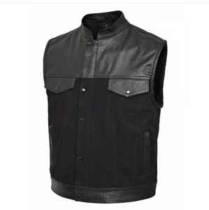 Veste en cuir de haute qualité unisexe avec logo personnalisé - Product Image 3