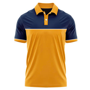 Polo d'entreprise en coton et polyester piqué, résistant aux plis, uniforme professionnel, vente en gros - Product Image 3