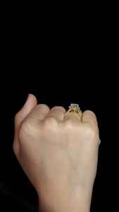 Romantic D Color VVS Heart Cut Moissanite Halo <b>Ring</b> <b>for</b> <b>Womens</b> 925 Sterling <b>Silver</b> Nickel-Free Classic <b>Wedding</b> Gift Partner - Product Image 5