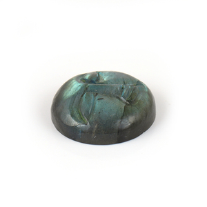 Piedra labradorita Natural de 18MM de alta calidad, cabujón azul, forma redonda, piedra preciosa suelta para la fabricación de joyas - Product Image 2