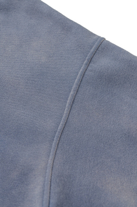 Vintage Acid Washed manches longues surdimensionné Zip Up hommes Hoodies Pull à capuche pour hommes - Product Image 6