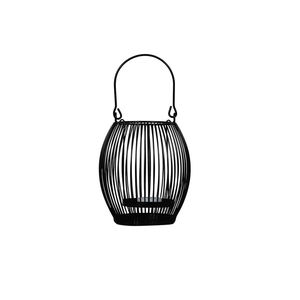 Superlative Homes Gardens <b>Black</b> Powder Coated Metal Glass Christmas <b>Candle</b> Jars Hanging <b>Lantern</b> <b>Candle</b> Holder Home Decoration - Product Image 6