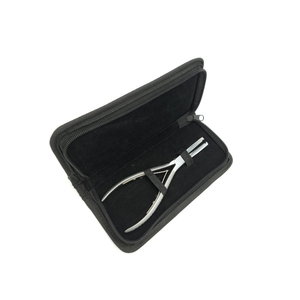 Pince d'extension de cheveux en gros emballage et logo personnalisés prix bon marché trousse à outils d'extension de cheveux pince durable en acier inoxydable - Product Image 3