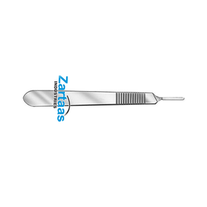 Manche de scalpel dentaire en acier inoxydable de haute qualité 871.3 plat - Product Image 6