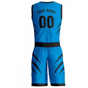 Conjunto de uniforme de baloncesto de nuevo diseño éxito de ventas, ropa de baloncesto sublimada transpirable de talla grande con logotipo personalizado de secado rápido - Product Image 6