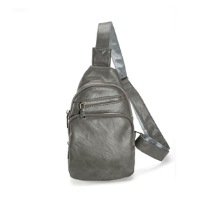 Bolso Bandolera Mini de Cuero Genuino de Alta Calidad, Ecológico, Capacidad de 30-40L, Personalizable, Cierre de Cremallera con Cadena, Elegante - Product Image 5