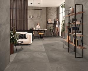 Azulejo antideslizante 600x1200, azulejos mate para el hogar, porcelana, textura de mármol, porcelana, gris oscuro, azulejo Interior Exterior caliente - Product Image 1